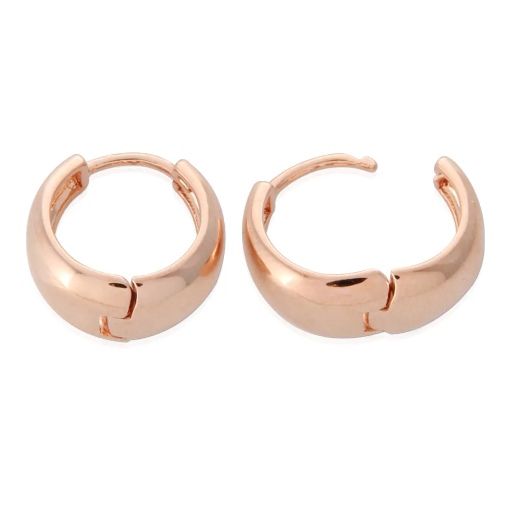 13MM_Thick Huggie Bold Cuff Earrings Small Hoop Earrings