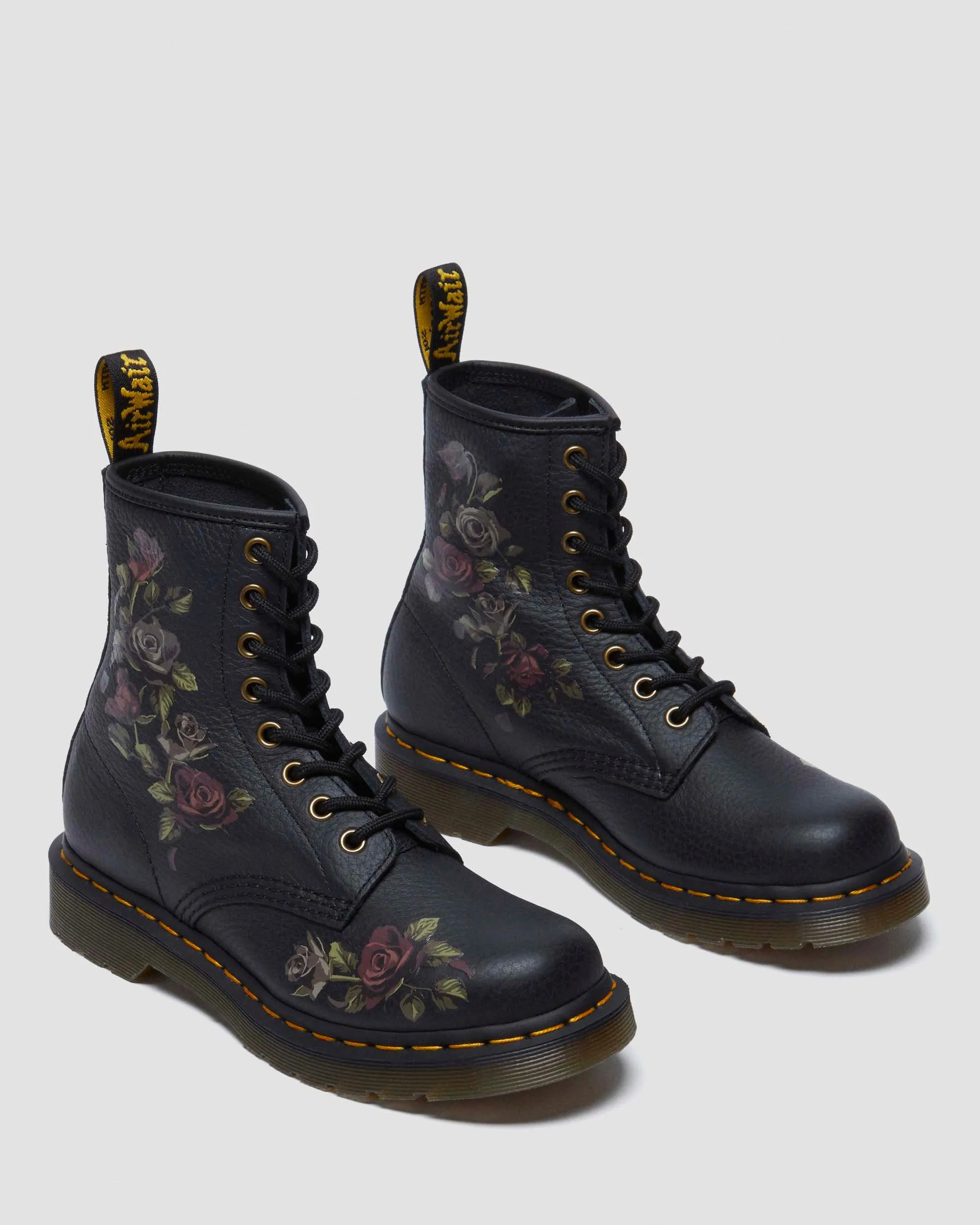 1460 Decayed Roses Leather Boots