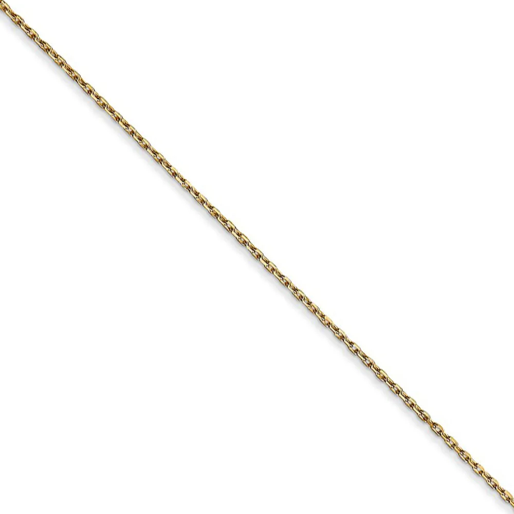 14k Yellow Gold Vanderbilt U. Small Initial V Necklace