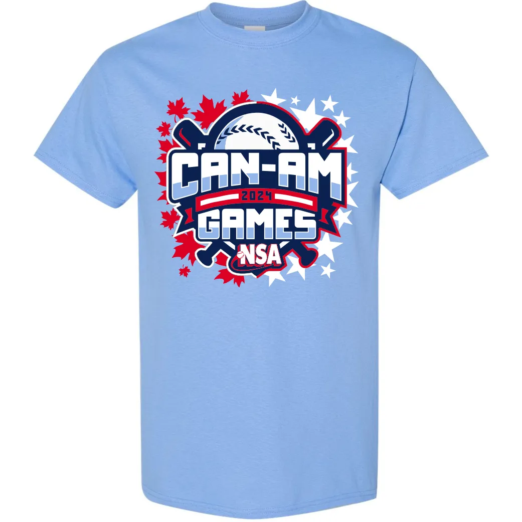 2024 NSA Can-AM Games Fastpitch Tournament T-Shirt