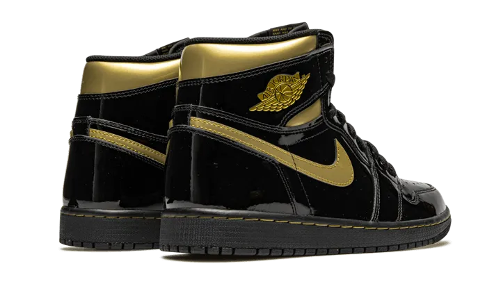 Air Jordan 1 High Black Metallic Gold