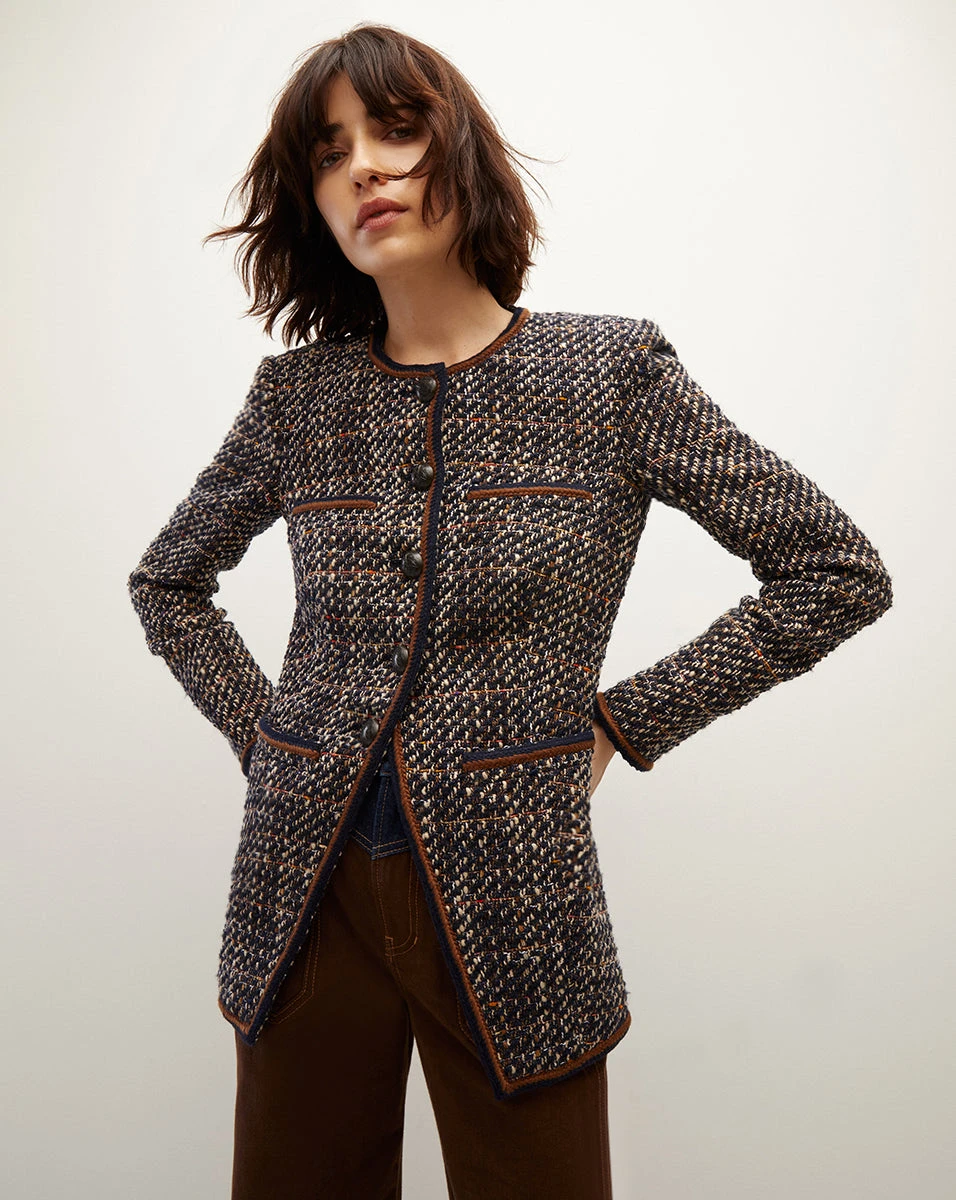 		Alessia Bouclé Tweed Jacket	