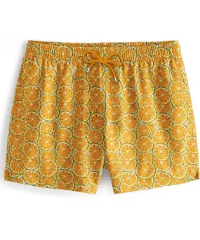 Aloha from Deer Men's Yellow / Orange Citrus Swimming Shorts