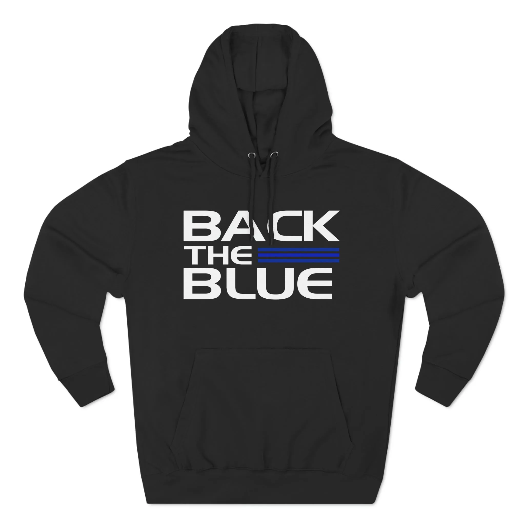 Back The Blue Hooded Sweatshirt