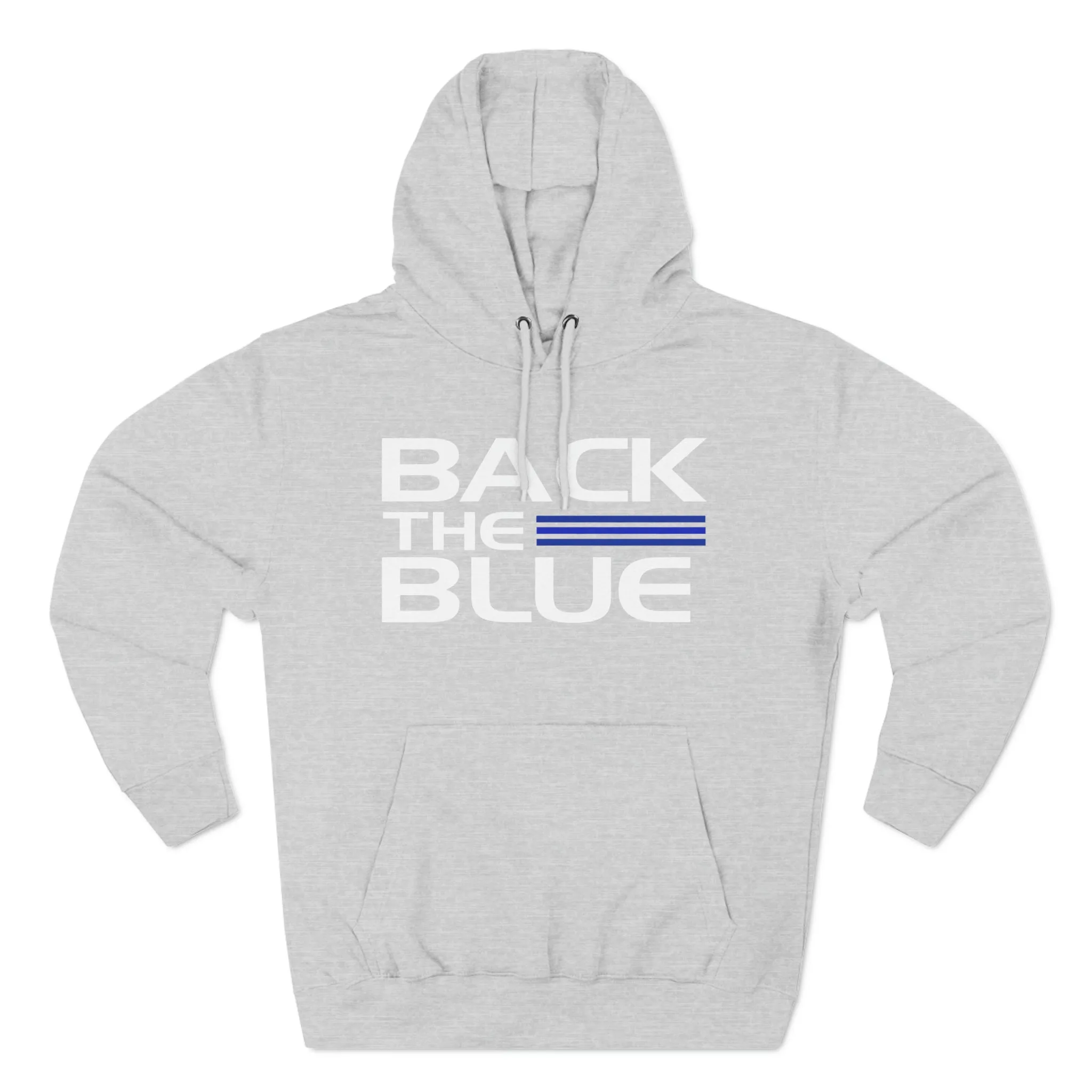 Back The Blue Hooded Sweatshirt