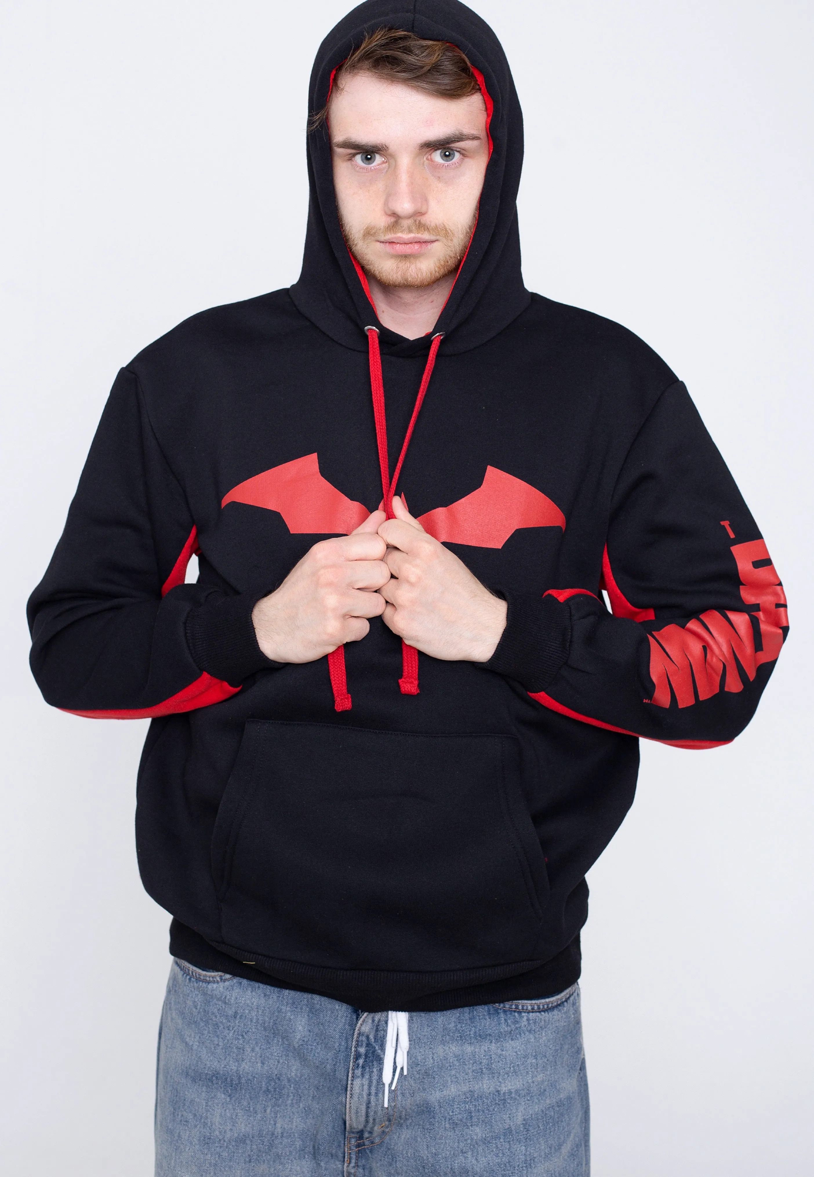 Batman - Icon And Text - Hoodie