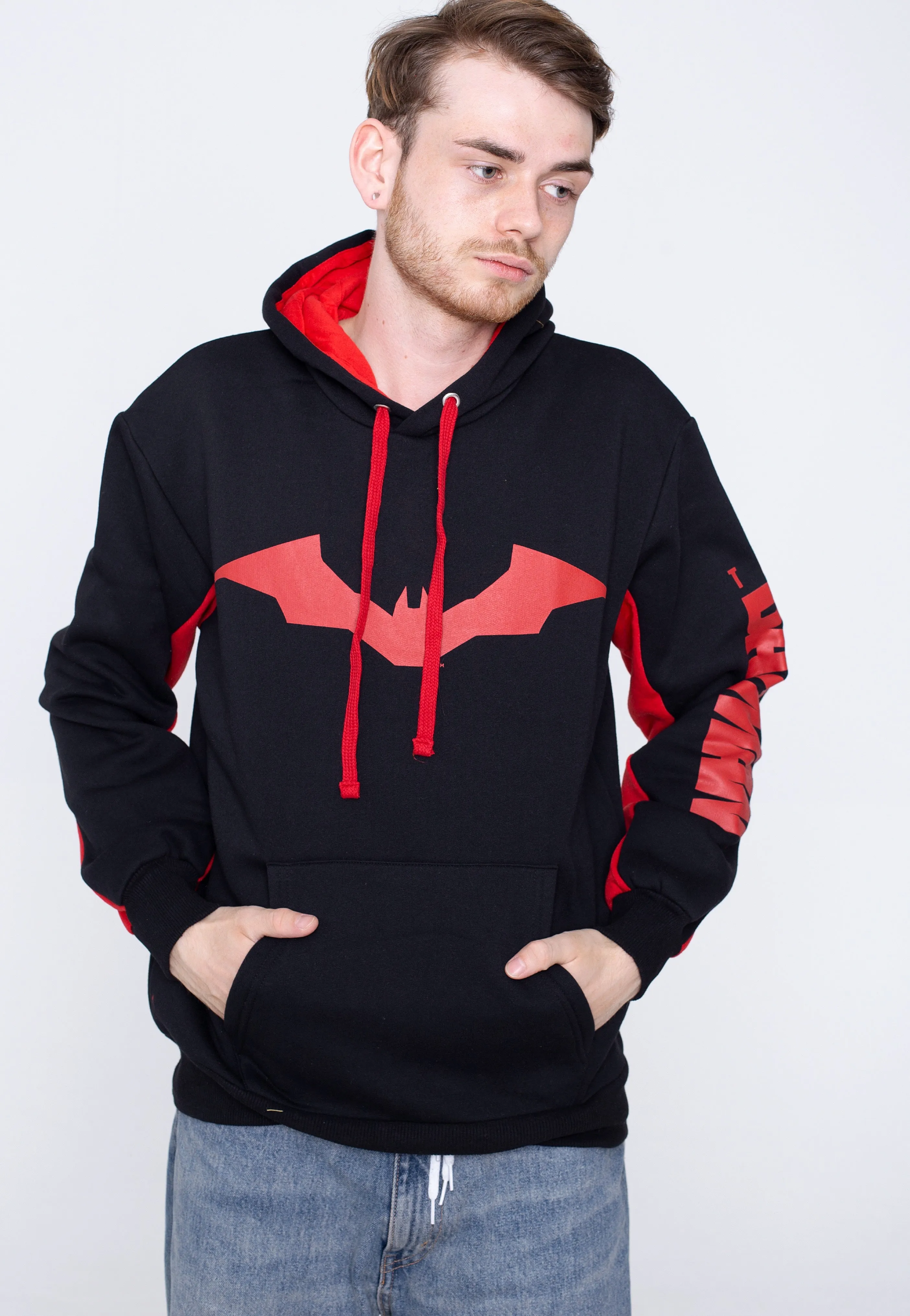 Batman - Icon And Text - Hoodie