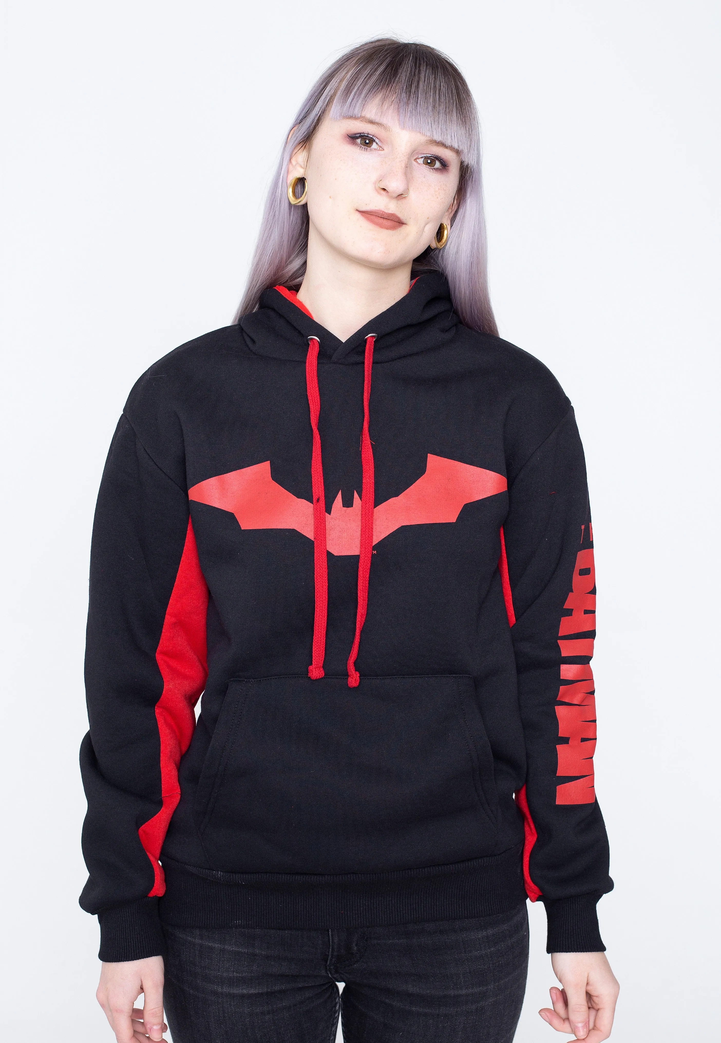 Batman - Icon And Text - Hoodie