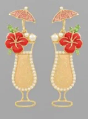 Beachy & Boozy Earrings