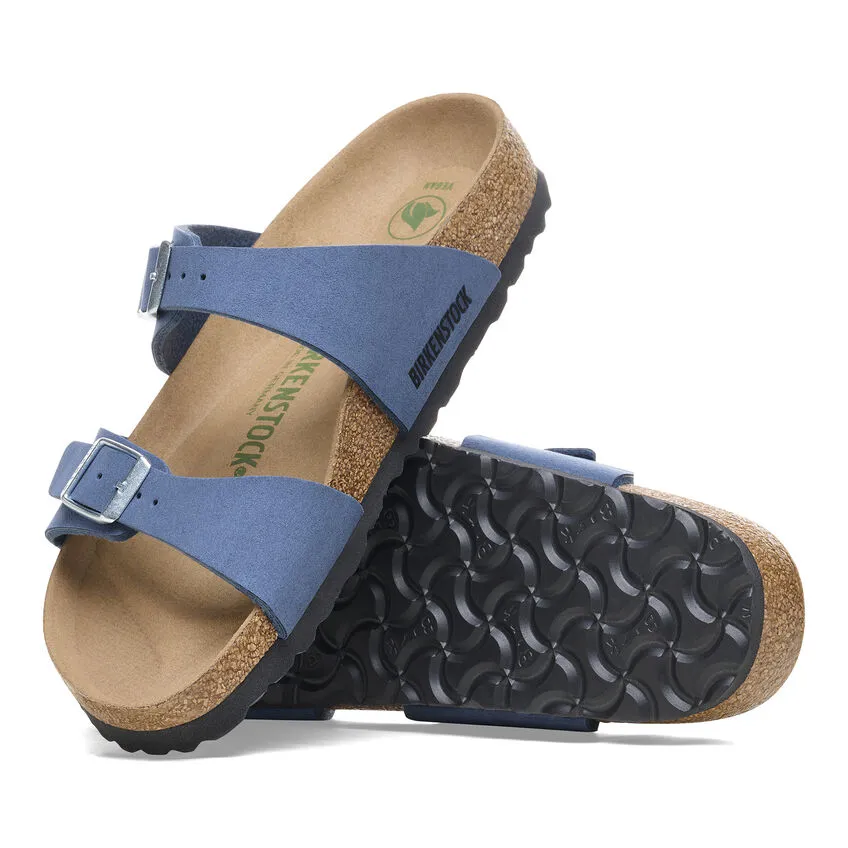 Birkenstock Women’s Sydney Vegan Slip On Sandals-Elemental Blue **Regular Width**