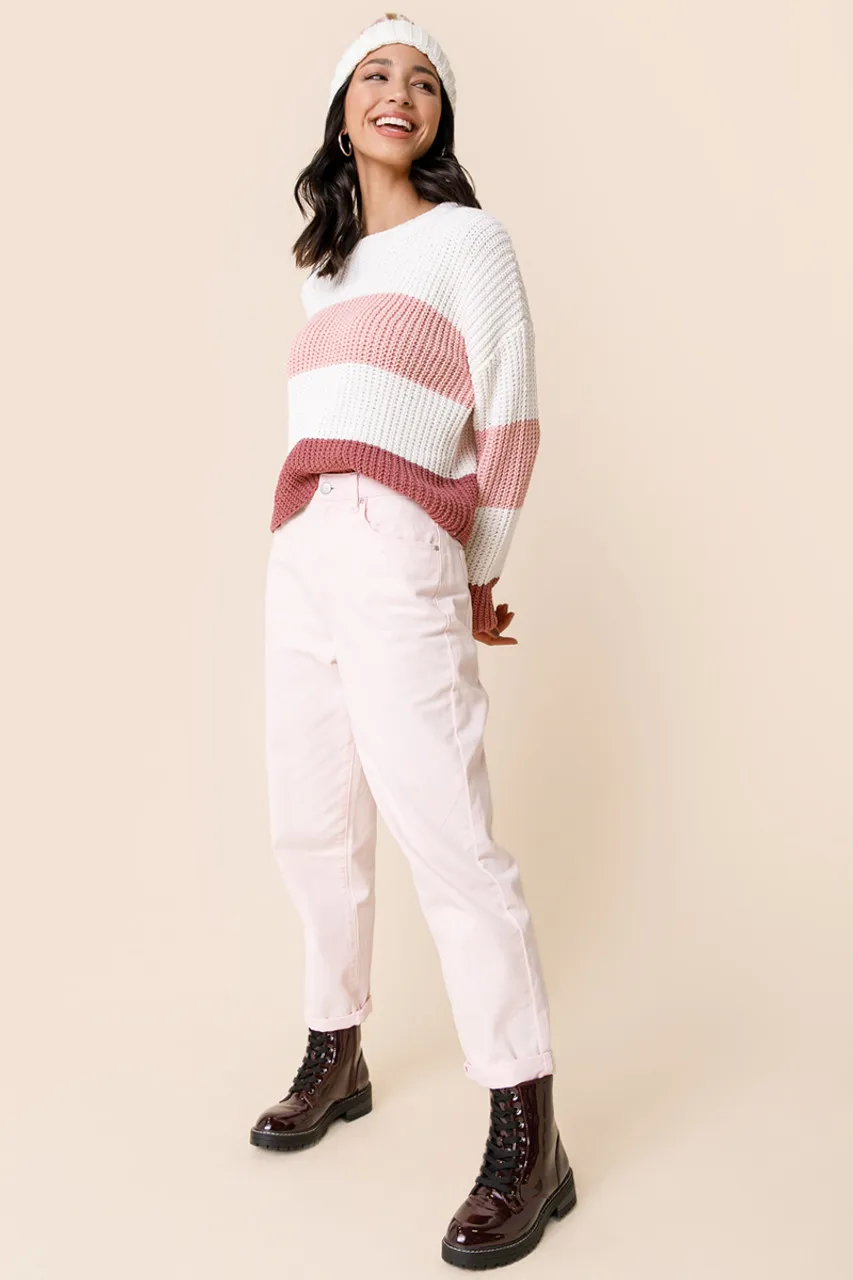 Brigette Color Block Sweater