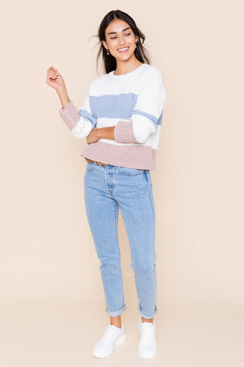 Brigette Color Block Sweater