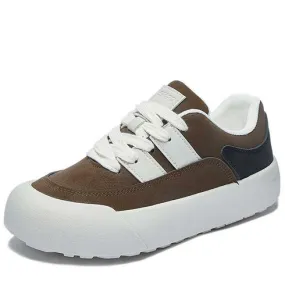 Brown casual retro shoe sneaker