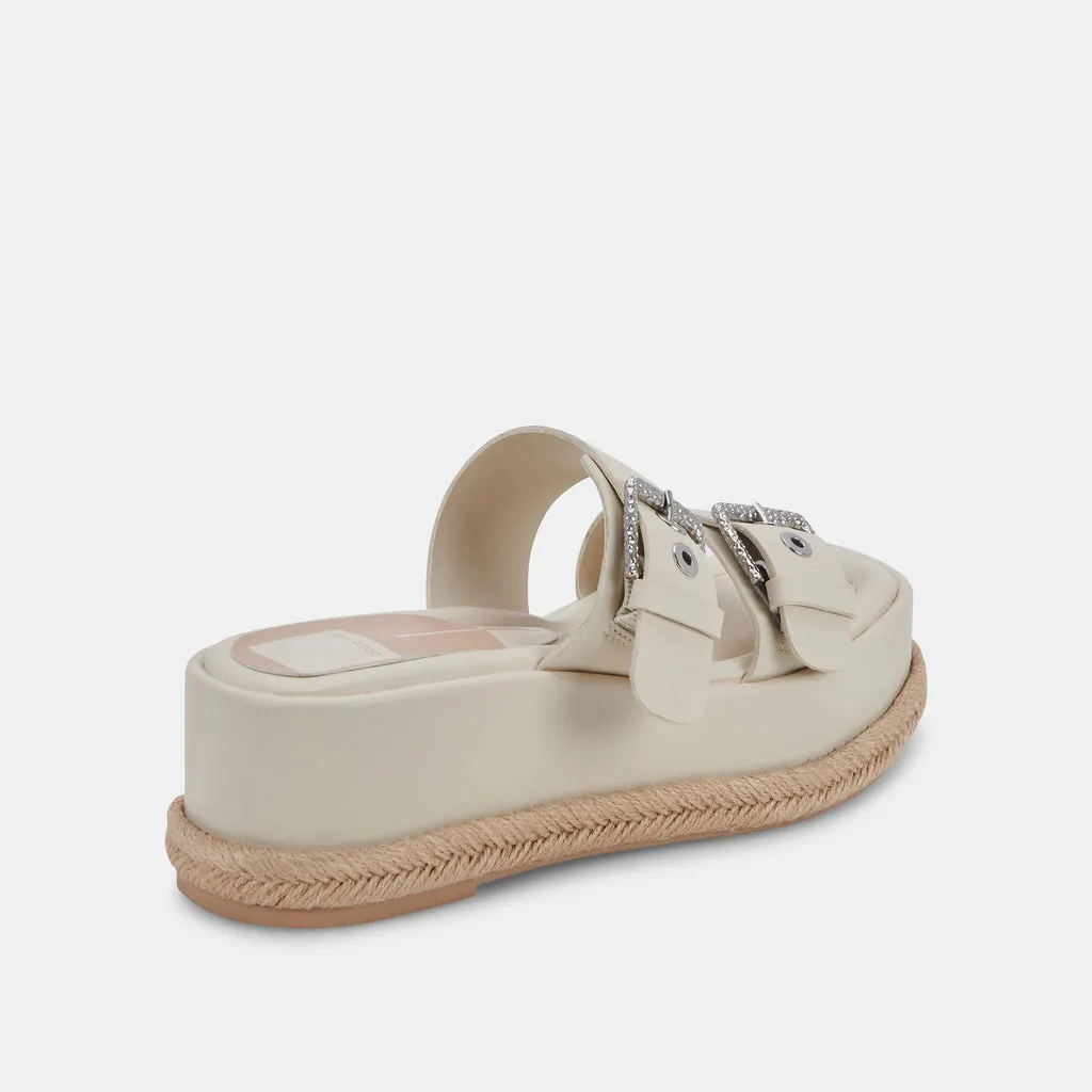 CANYON SANDALS IVORY LEATHER– Dolce Vita 6895409102914