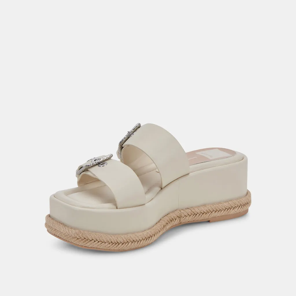 CANYON SANDALS IVORY LEATHER– Dolce Vita 6895409102914