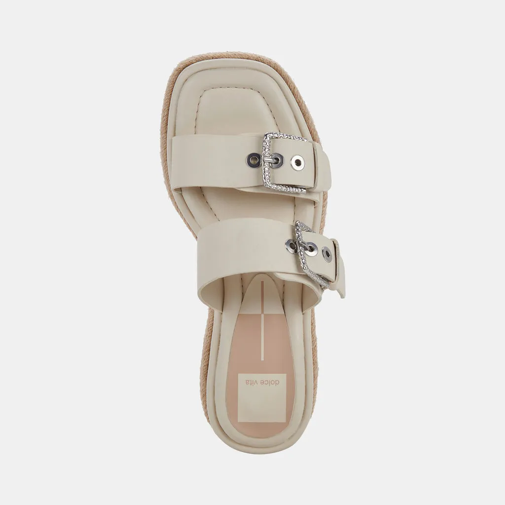 CANYON SANDALS IVORY LEATHER– Dolce Vita 6895409102914