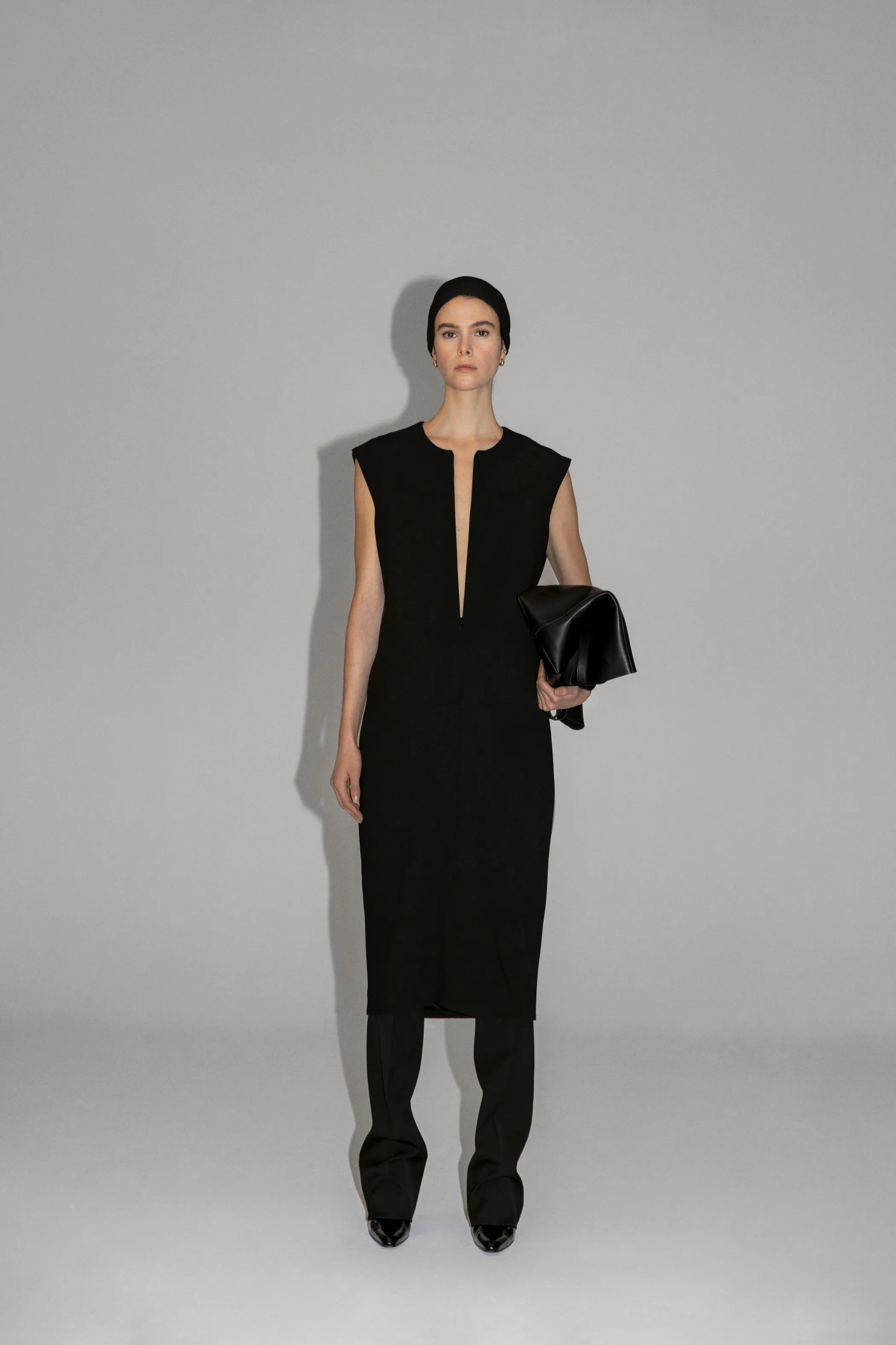 Cape Back Sheath Dress