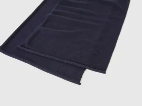 Cashmere blend scarf - Dark Blue | Benetton