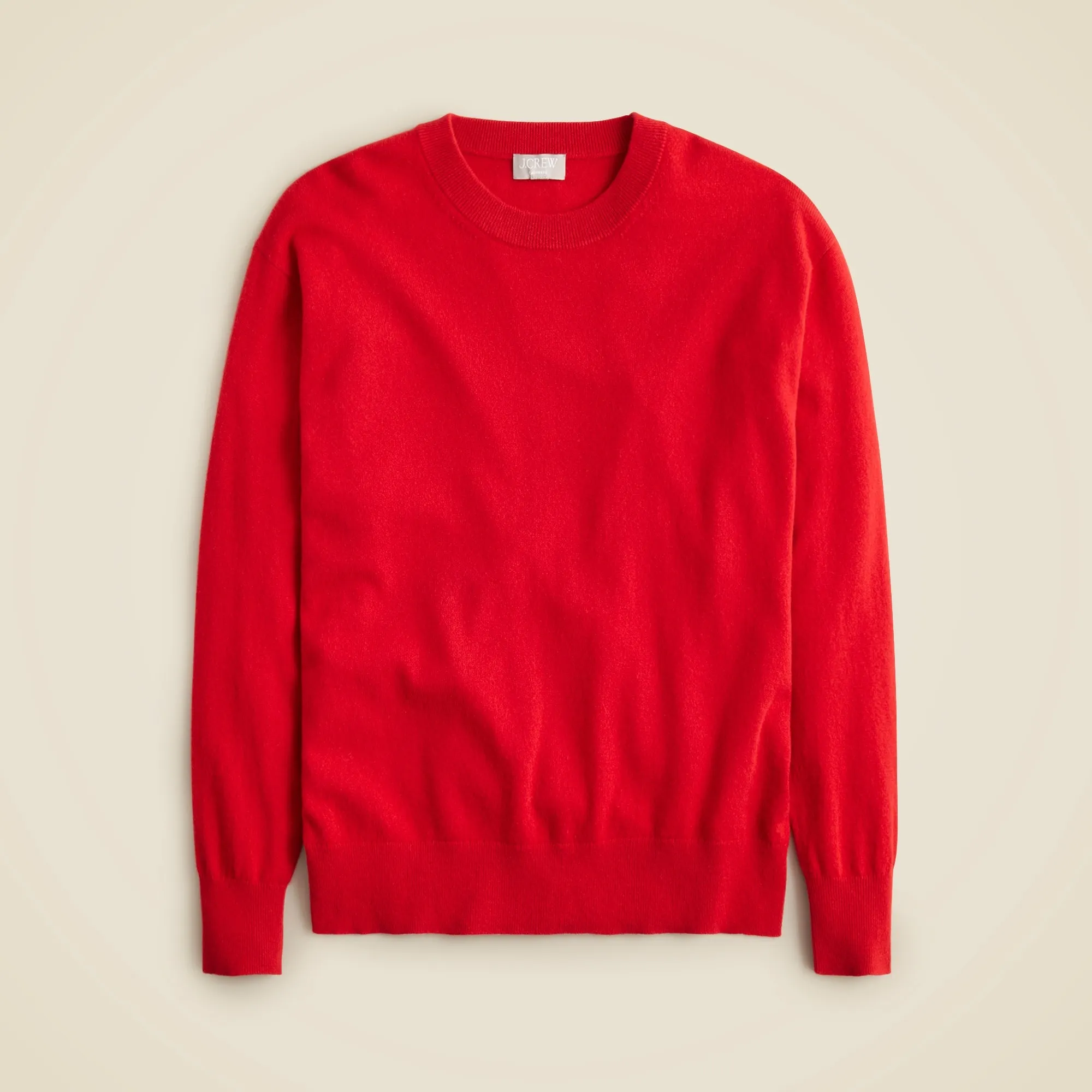 Cashmere relaxed crewneck sweater