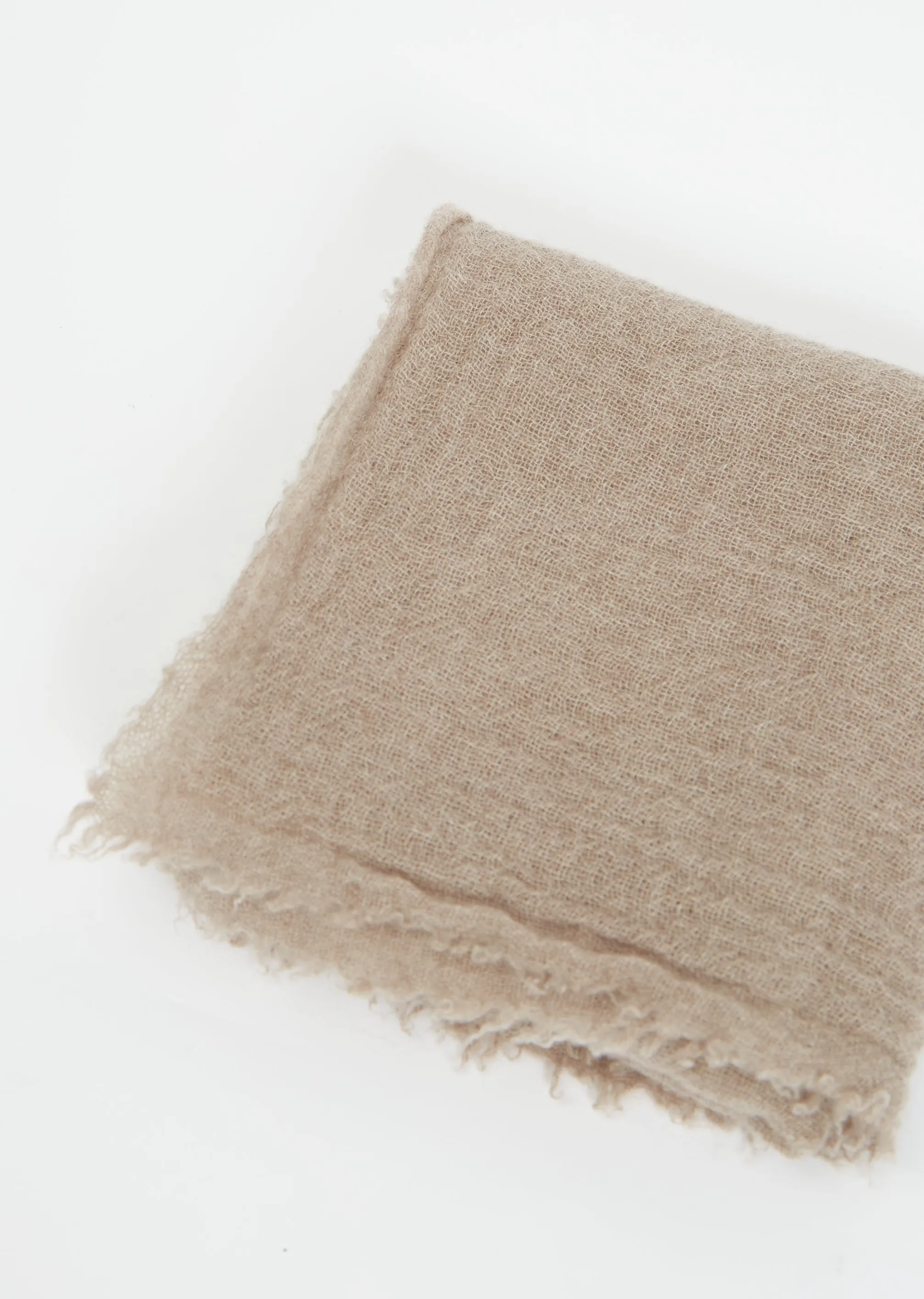 Cashmere Scarf — Ecru