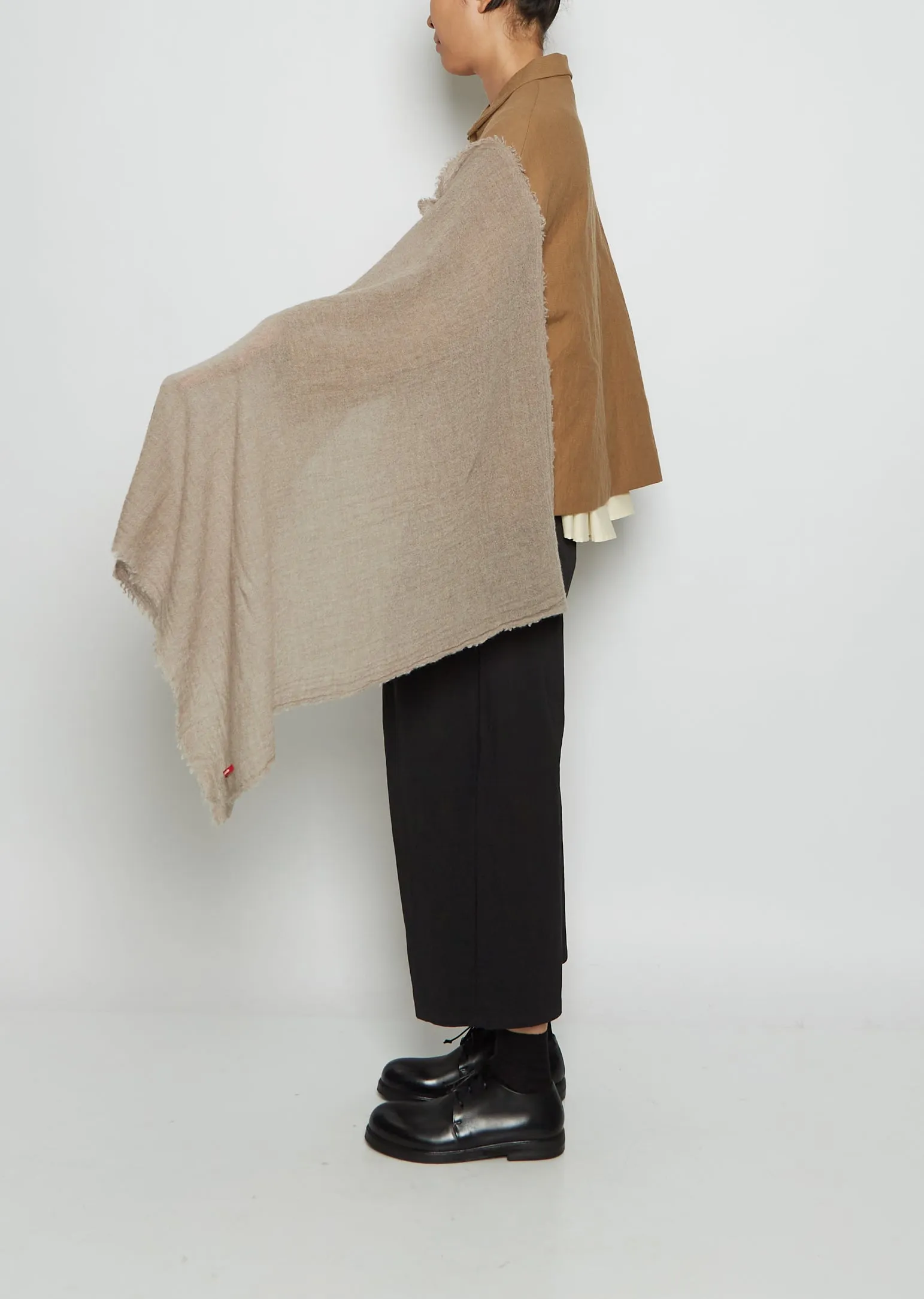 Cashmere Scarf — Ecru