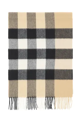 cashmere tartan scarf 8077890 ARCHIVE BEIGE