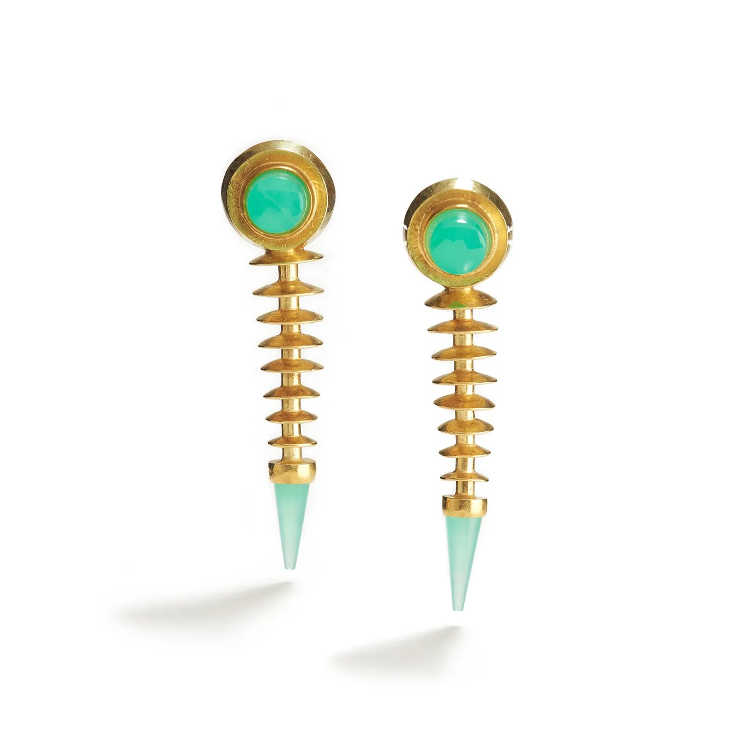 Chrysoprase Earrings