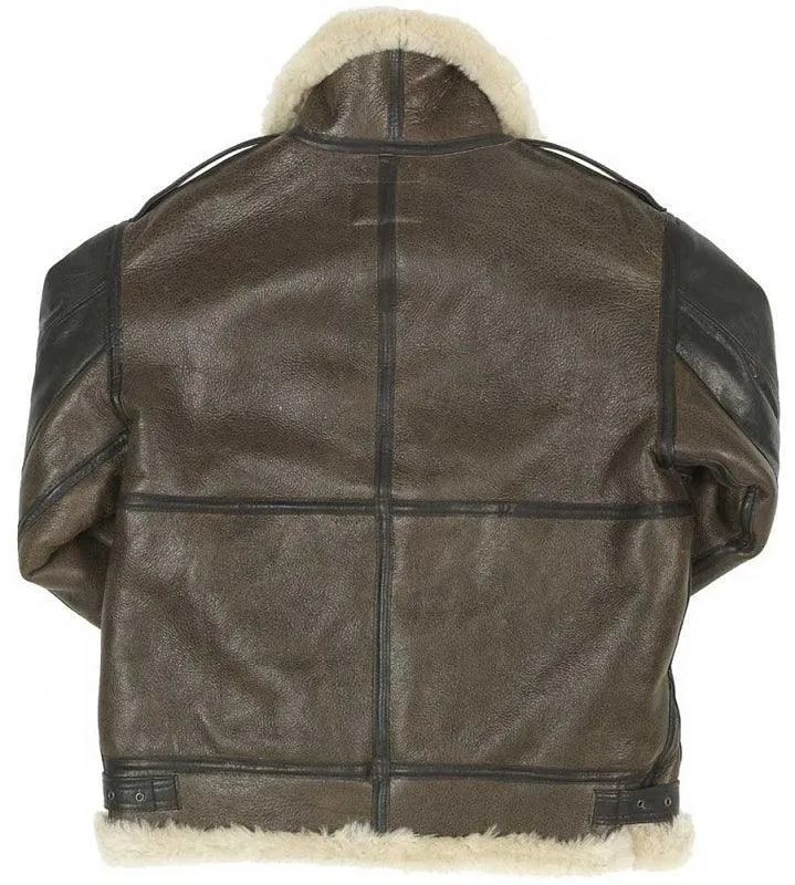 Cockpit USA Mens The General B-3 Sheepskin Bomber Jacket