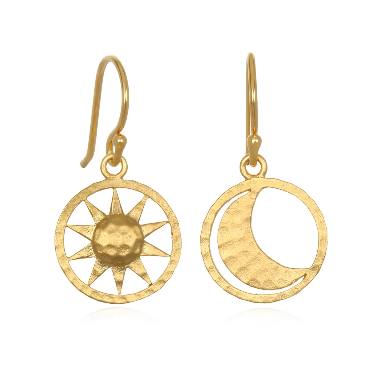 Dawn to Dusk Sun and Moon Earrings