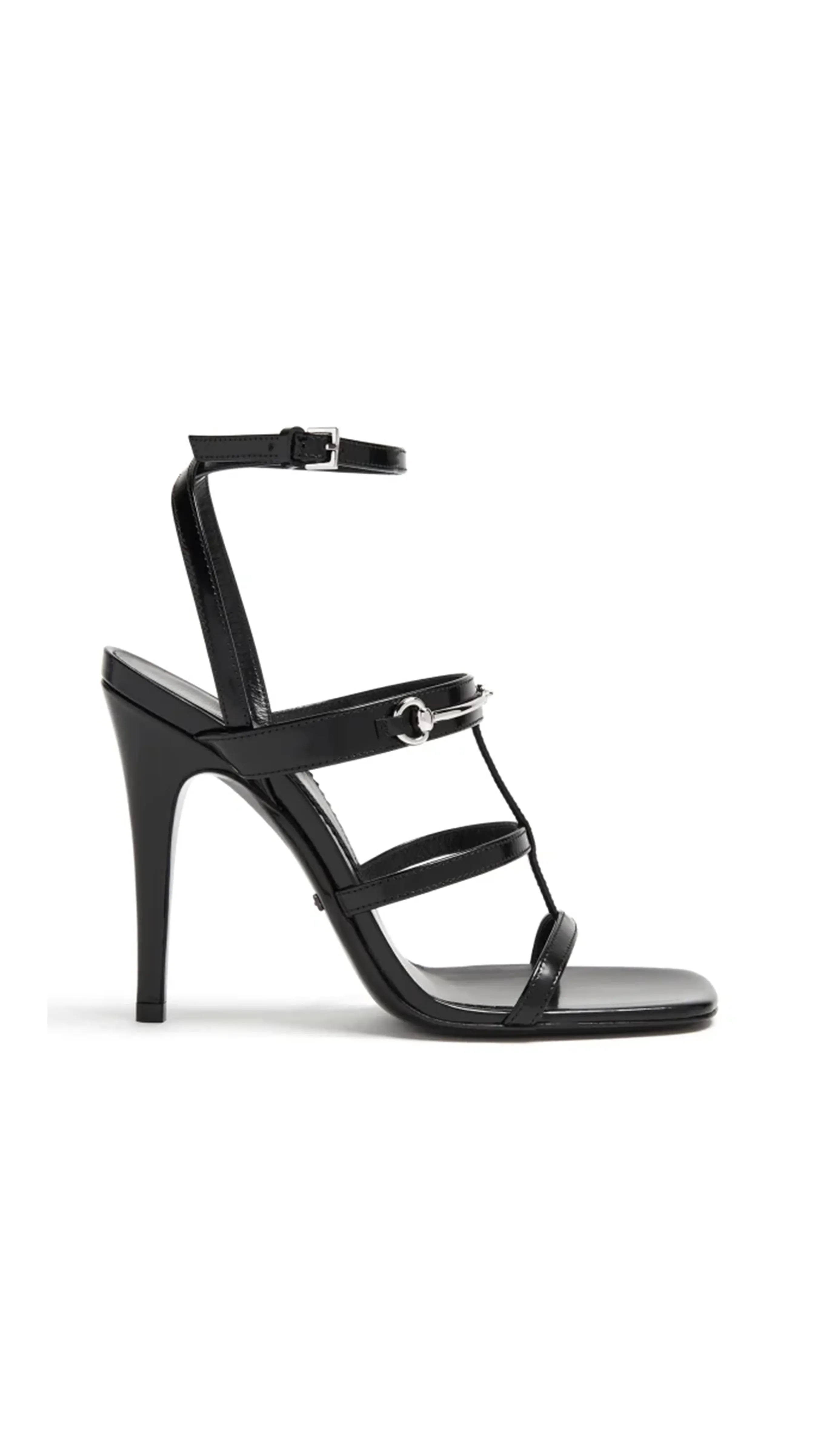 Divine Horsebit Sandals - Black