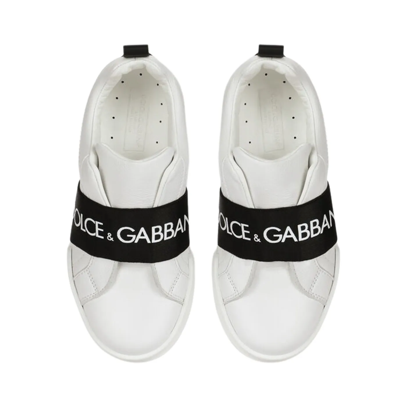 Dolce & Gabbana Low-Top Sneakers White Black