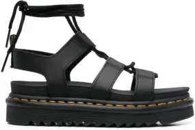 Dr. Martens 'Nartilla' lace-up sandals Black