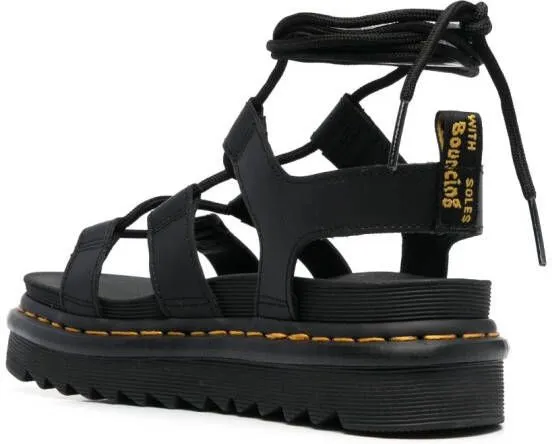 Dr. Martens 'Nartilla' lace-up sandals Black