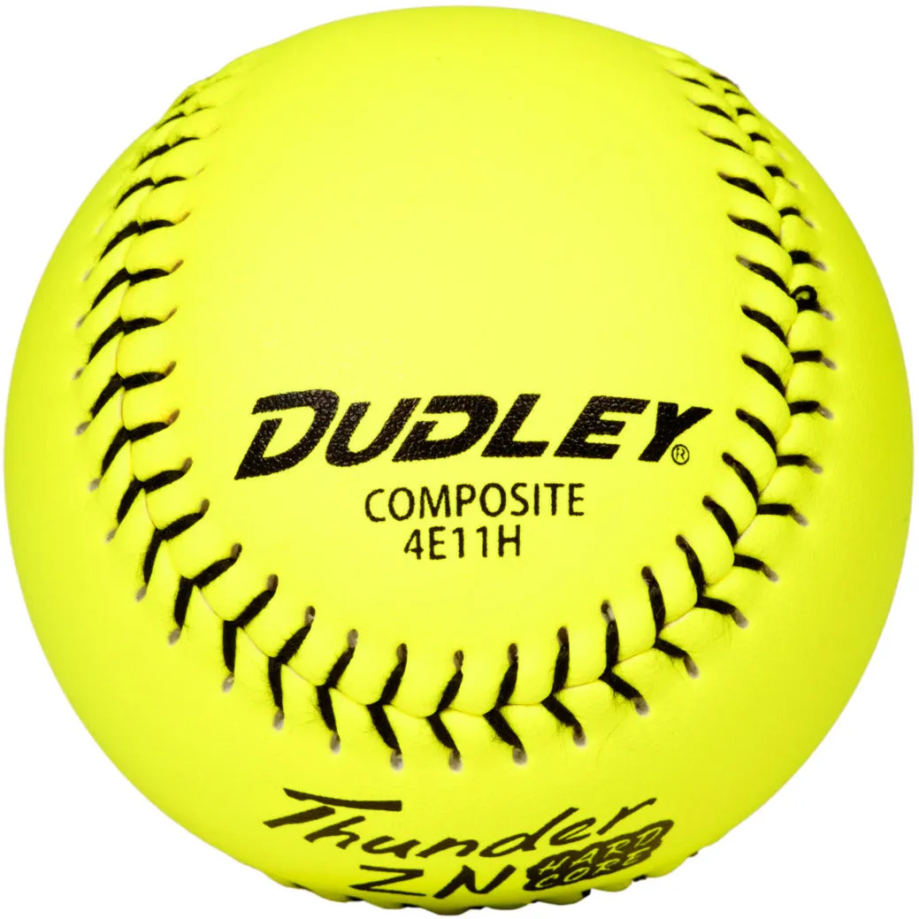 Dudley NSA Thunder ZN Hard Core ICON 11 44/400 Composite Slowpitch Softballs: 4E11H