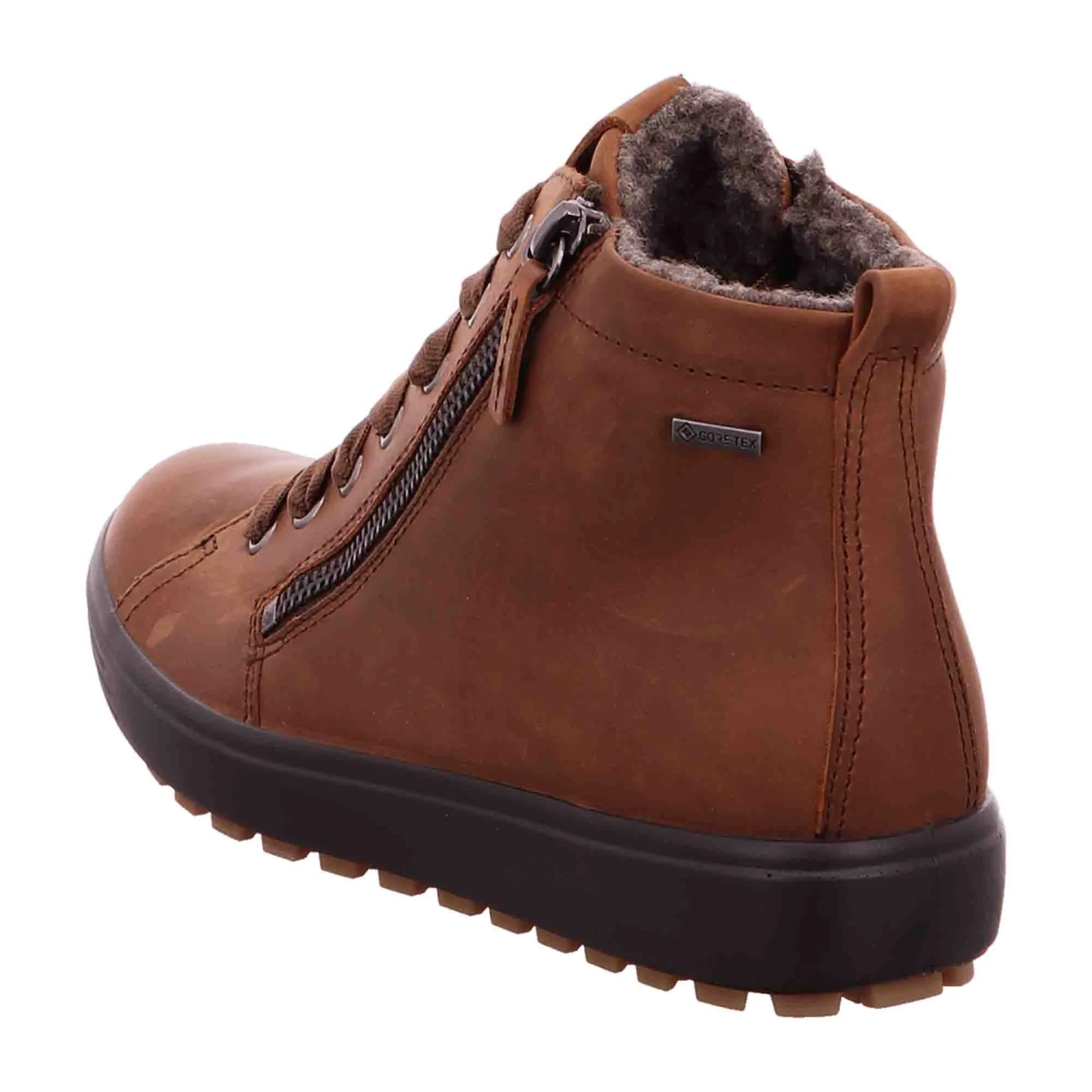 Ecco SOFT 7 TRED Women's Durable Outdoor Boots, Stylish Brown Leather