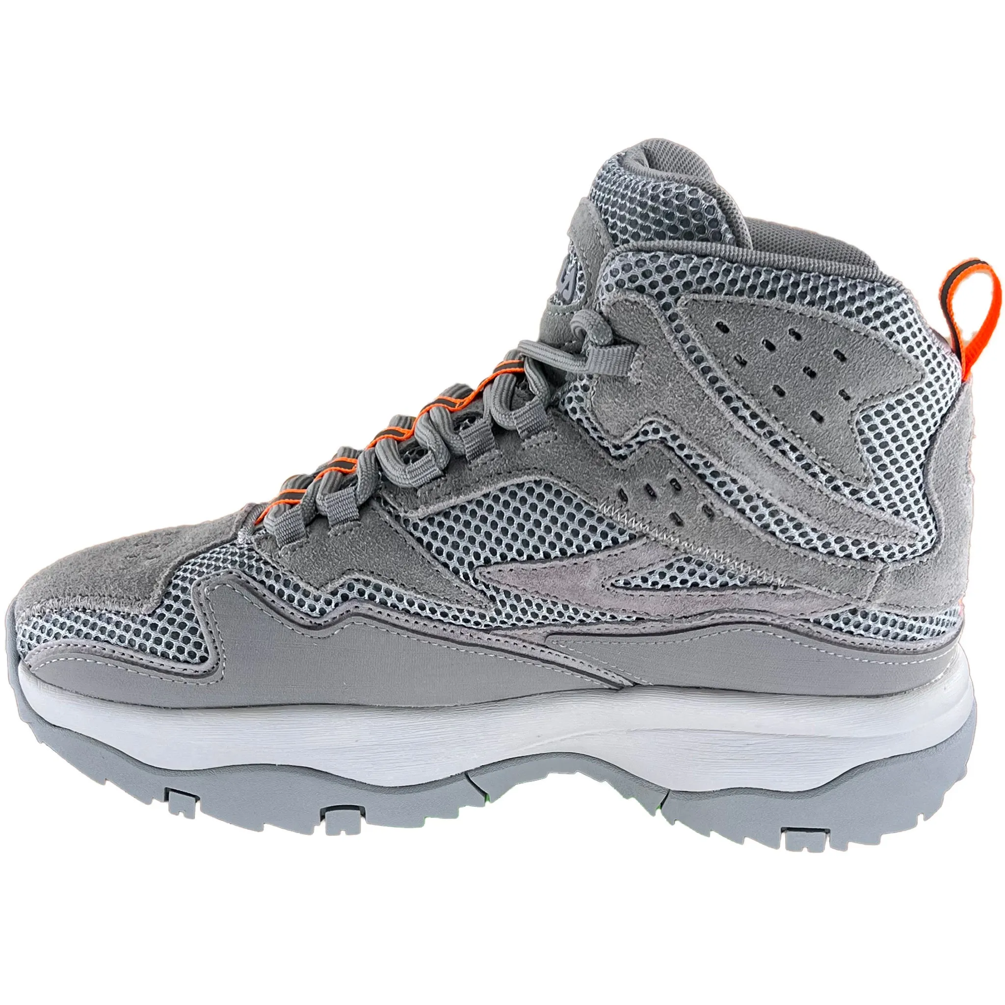 Fila Women's Ranger Boots Casual Sneaker Boot Grey Orange 5HM01097-082