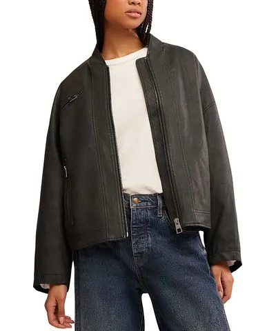 Free People Vinny Bomber Jacket