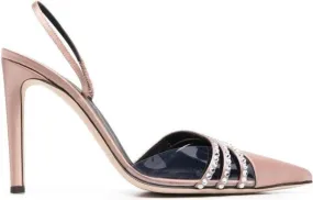 Giuseppe Zanotti 110mm crystal-detail sandals Neutrals