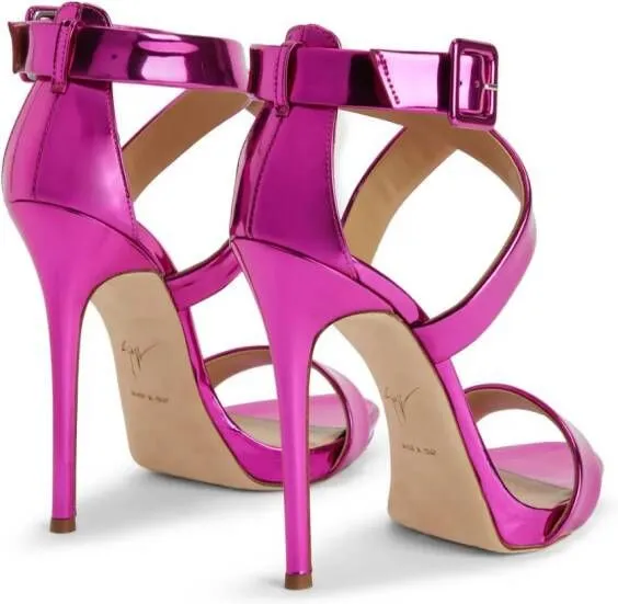 Giuseppe Zanotti Bellis 120mm leather sandals Pink