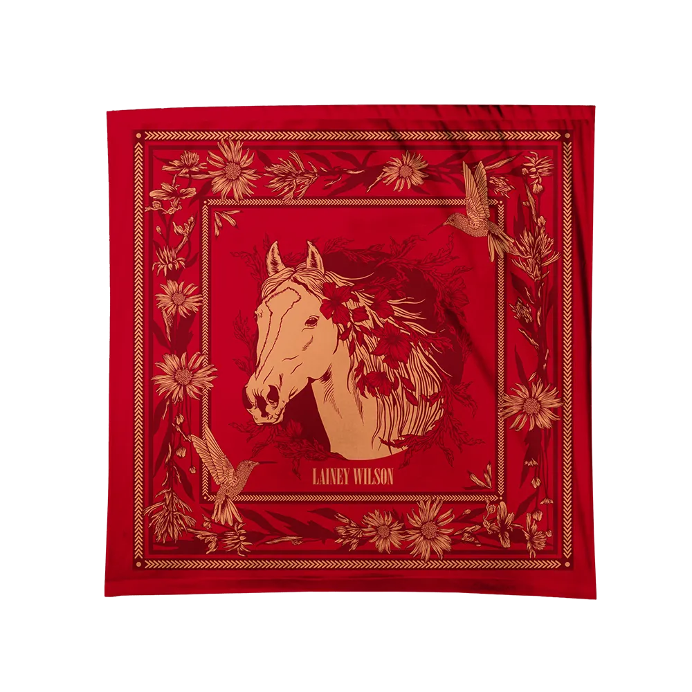 Good Horses Silk Scarf