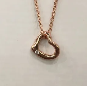 GT39S7RSS079- Gemoda rose gold necklace 