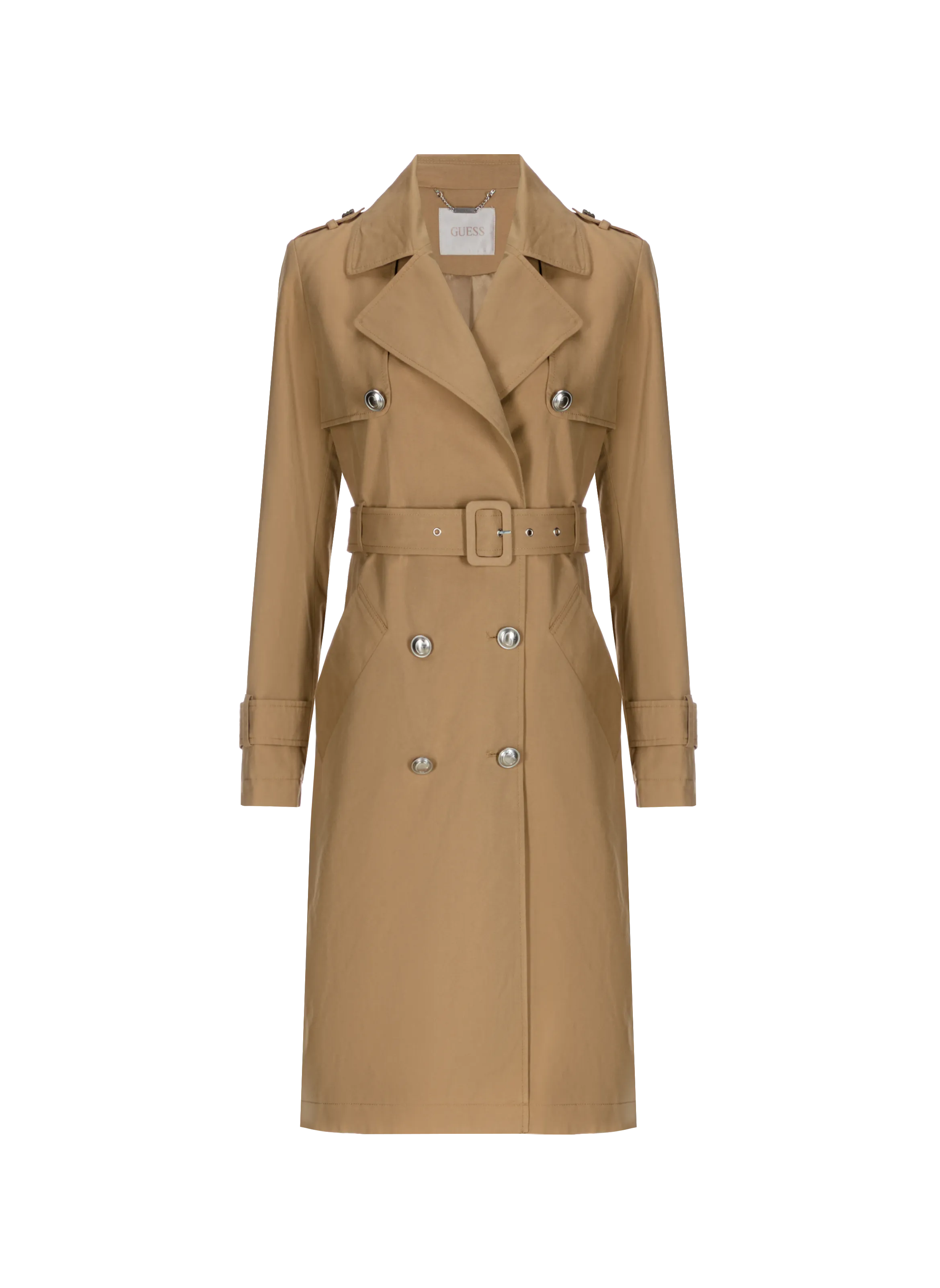 GUESS  Cotton-blend trench coat - Multicolour