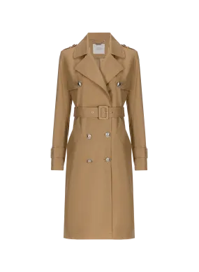 GUESS  Cotton-blend trench coat - Multicolour