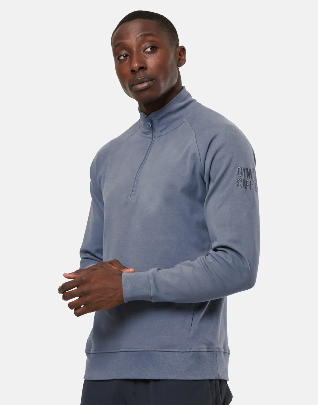 Gym+Coffee Mens Chill Half Zip Top