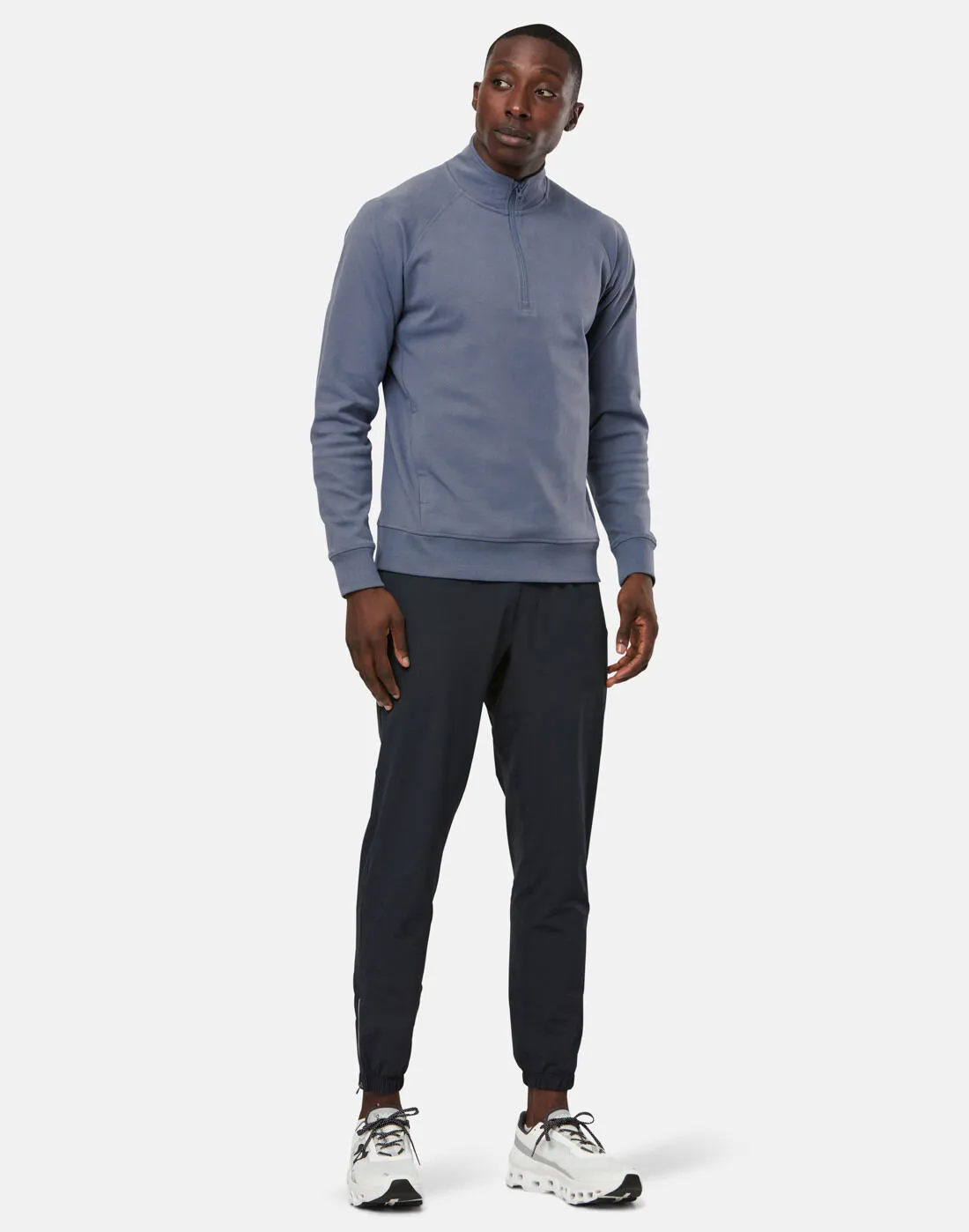 Gym+Coffee Mens Chill Half Zip Top