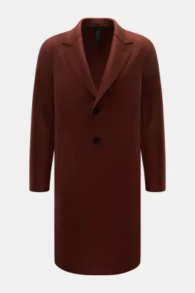 HARRIS WHARF LONDON wool coat brown