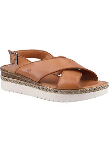 Hush Puppies Saphira Tan Sandals | Grattan