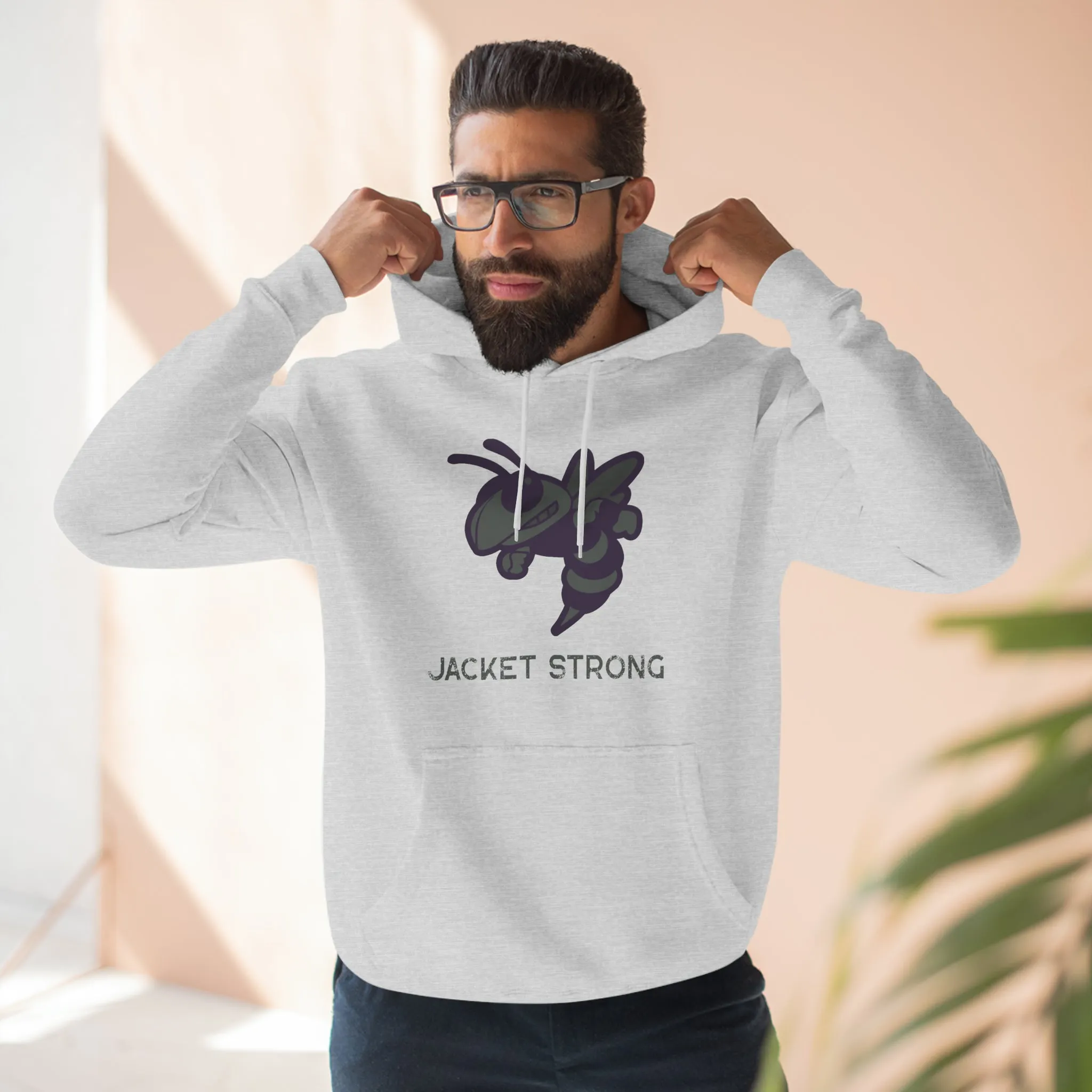 Jacket Strong Adult Unisex Hooded Sweatshirt