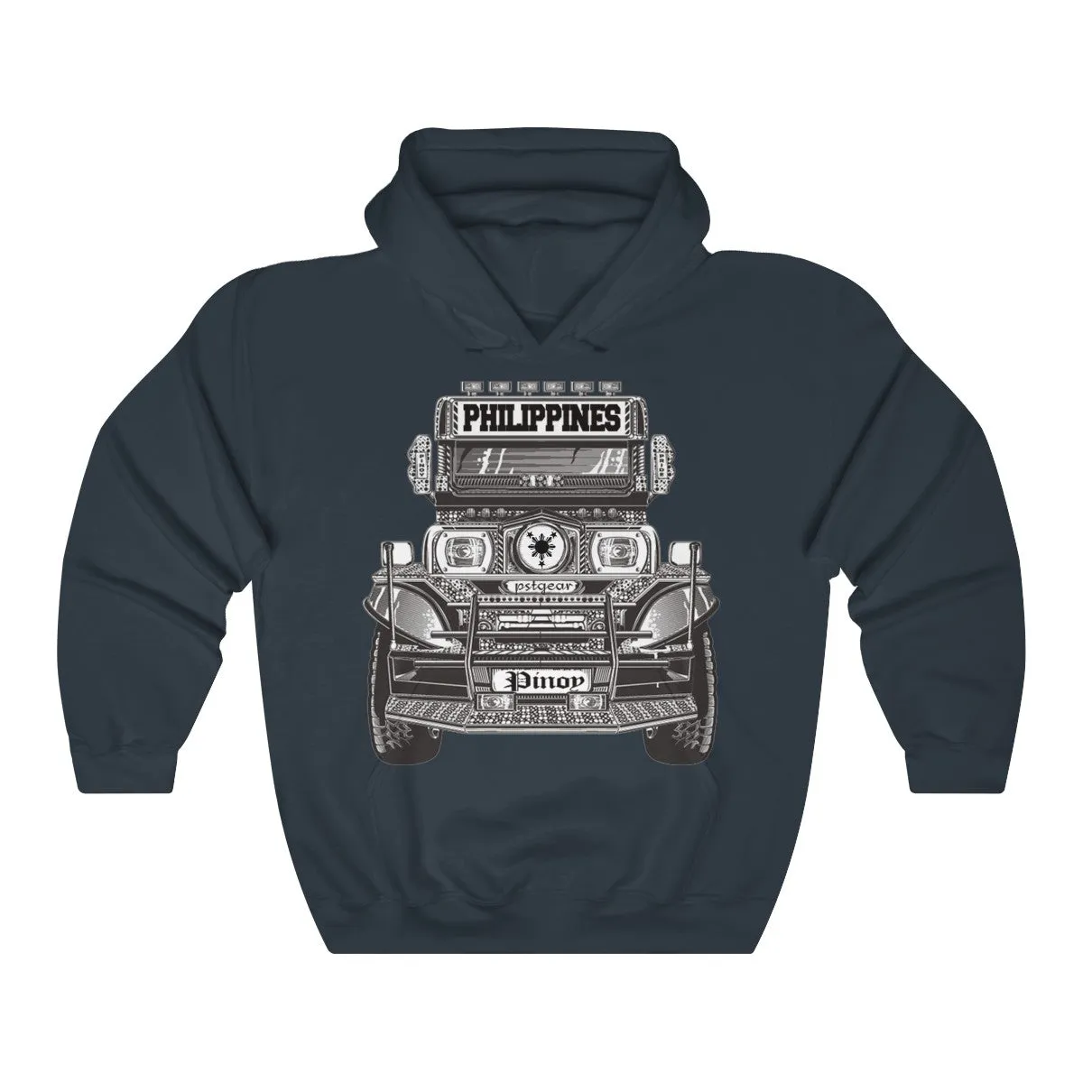 Jeepney Philippines Unisex Heavy Blend Hooded Sweatshirt