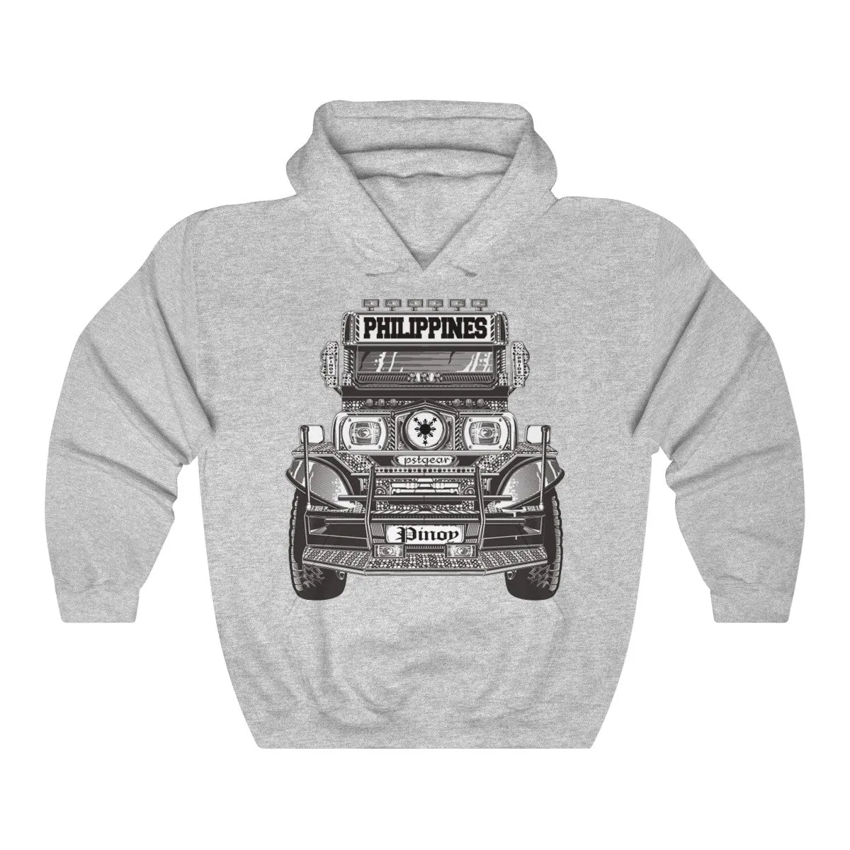 Jeepney Philippines Unisex Heavy Blend Hooded Sweatshirt